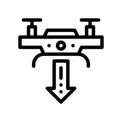 drone line icon