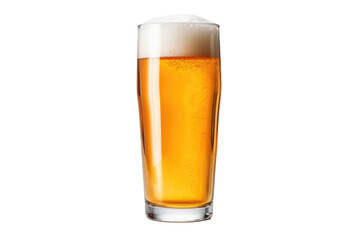 Crystal Clear Beer Glass, transparent background, png