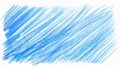 hand drawn sketch line hatching blue felt tip pen marker texture art grunge texture on white background - obrazy, fototapety, plakaty
