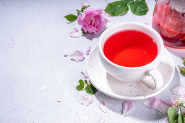 Rose buds tea
