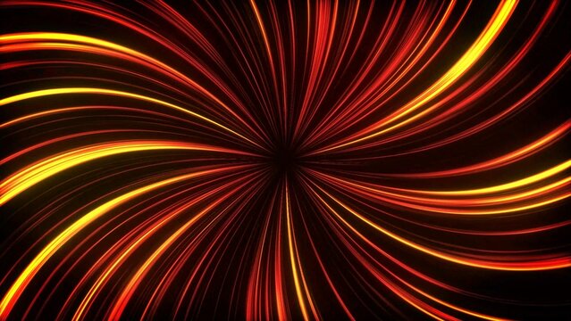 Flying Through Portal Rotating Lines Background (Customizable)