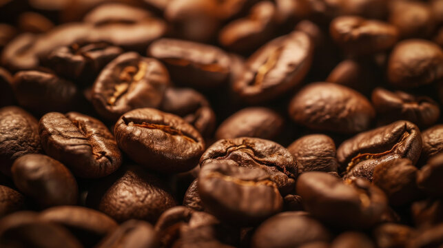close up of Coffee beans