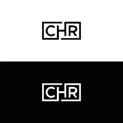 CHR logo. CHR set , C H R design. White CHR letter. CHR, C H R letter logo design. Initial letter CHR letter logo set, linked circle uppercase monogram logo. C H R letter logo vector design.	
