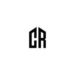 CR logo. CR set , C R design. White CR letter. CR, C R letter logo design. Initial letter CR letter logo set, linked circle uppercase monogram logo. C R letter logo vector design.	
