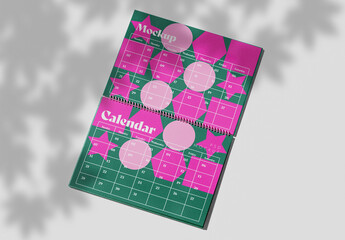 Horizontal Calendar Mockup