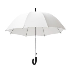 White Umbrella isolated on white or transparent background