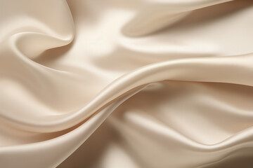 Silk cream texture close up