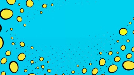 Illustration of a comic background. Comics style, pop-up illustration. Abstract background. Boom graphic on blue background