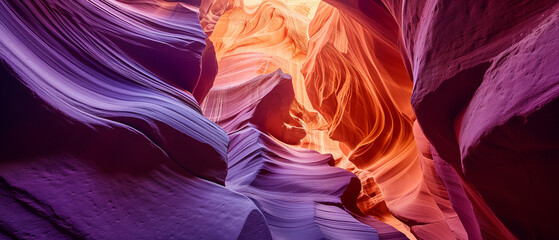 Whispers of Time: The Mesmeric Curves of Antelope Canyon Painted with the Hues of Dawn and Dusk