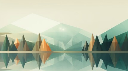 A Serene Mountain Lake