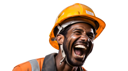 Construction worker PNG, Transparent background laborer, Builder graphic, Hard hat and toolbelt icon, Skilled tradesman image, Engineer PNG, Professional in construction, Technical expert illustration