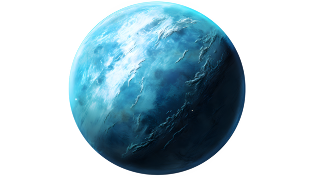 Blue Sphere PNG, Transparent background celestial body, Planet graphic, Pluto icon, Cosmic object image, Space exploration illustration, Solar system file, Astronomical icon