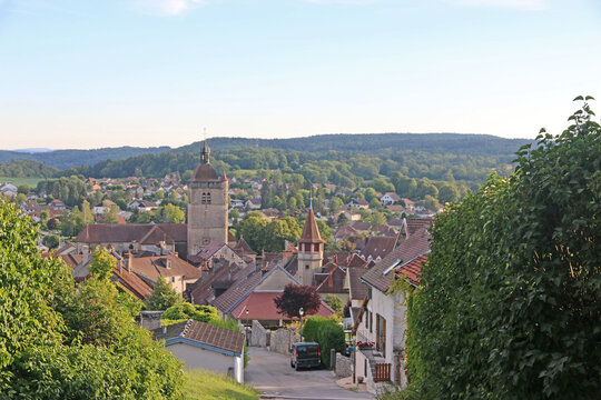 Town of Orgelet in France
