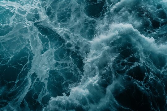Large Waves Crashing in a Vast Body of Water © Virginie Verglas