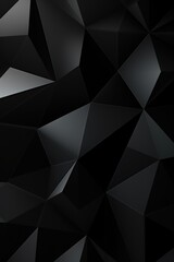 Vector abstract black, triangles background - obrazy, fototapety, plakaty