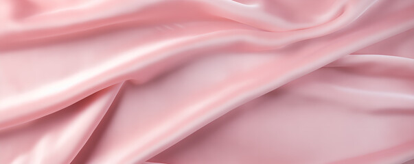 Fototapeta premium Elegant Pastel Pink Velvet Background: Subdued Sophistication. A Delicate Touch for Cancer Awareness