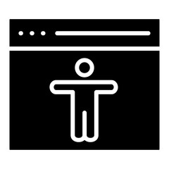 Web Accessibility Icon Element For Design