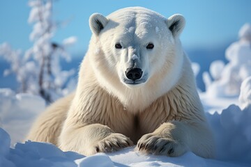 Polar Bear (Ursus maritimus), wildlife animals