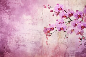 Textured orchid pink grunge background 