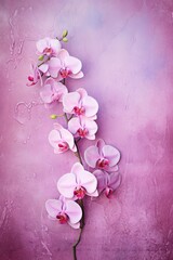Naklejka na ściany i meble Textured orchid pink grunge background 