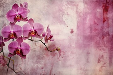 Fototapeta na wymiar Textured orchid grunge background