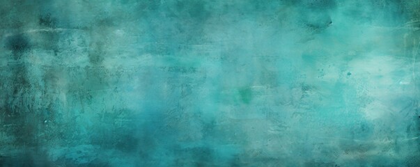 Obraz na płótnie Canvas Textured medium aquamarine grunge background 