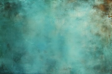 Fototapeta na wymiar Textured medium aquamarine grunge background 
