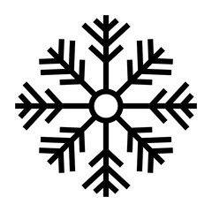 Winter snow flakes icon.