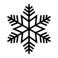 Winter snow flakes icon.