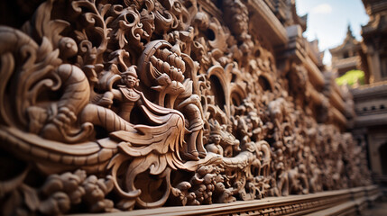 Showcasing the Artistry of Wood in Historical Building Carvings