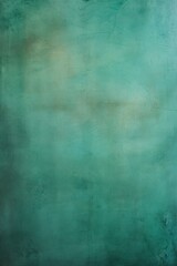 Teal Green background on cement floor texture