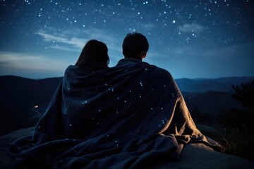 Stargazing Under A Cozy Blanket: Perfectly Romantic Evening