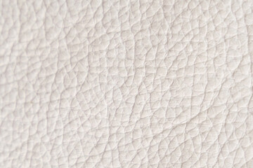 White leather texture is used as a luxurious classic background.