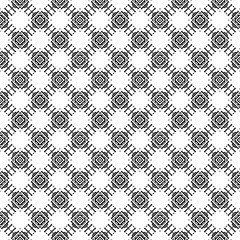 Black seamless abstract pattern. Overlay for background and backdrop. Ornamental design. PNG graphic illustration with transparent background.
