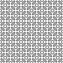 Black seamless abstract pattern. Overlay for background and backdrop. Ornamental design. PNG graphic illustration with transparent background.