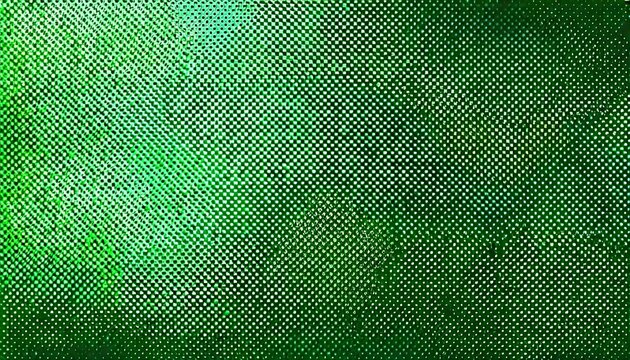 dither pattern bitmap texture halftone gradient vector panoramic abstract background glitch screen with flicker pixels effect wide backdrop 8 bit pixel art retro video game bright green abstraction