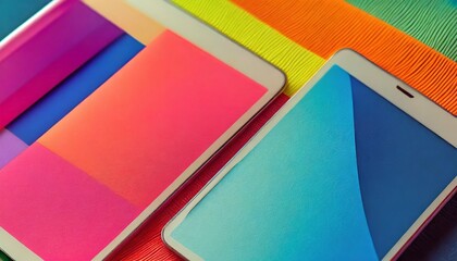 abstract colourful i pad tab notebook mobile wallpaper and abstract colourful high quality 4k background