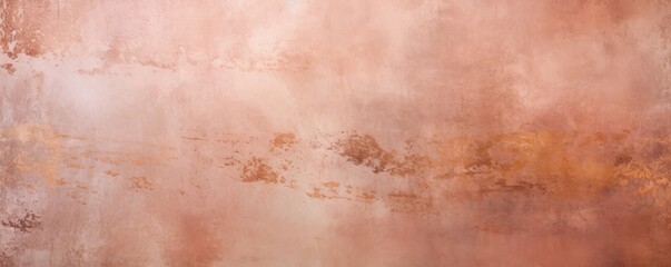 Fototapeta na wymiar Rose Gold background on cement floor texture