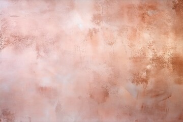Rose Gold background on cement floor texture