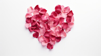 Valentine's Day Symbolism: Heart-shaped Floral Arrangement Conveying Love and Affection