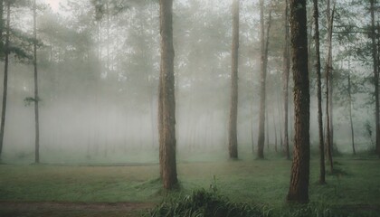 Fototapeta premium fog in the forest
