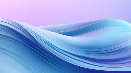 Fototapeta premium Blue and Purple Wavy Lines Background