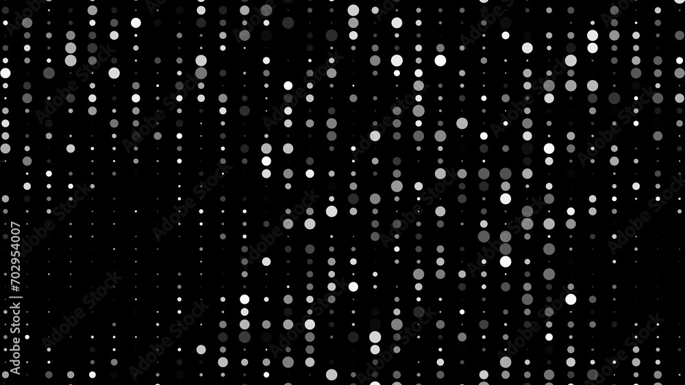 Aufkleber abstract white dots. computer generated 3d render