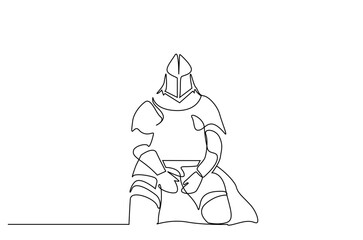 greek roman gladiator soldier warrior person one line art design