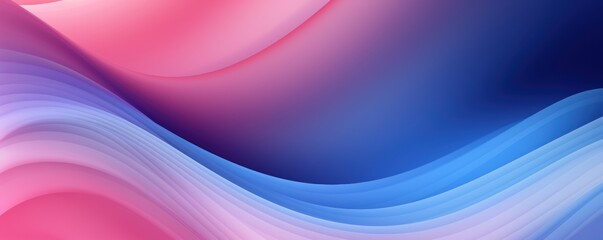 Pastel tone royal blue pink blue gradient defocused abstract photo smooth lines pantone color background 