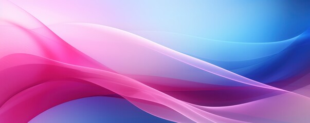 Pastel tone fuchsia pink blue gradient defocused abstract photo smooth lines