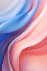 Pastel tone copper pink blue gradient defocused abstract photo smooth lines