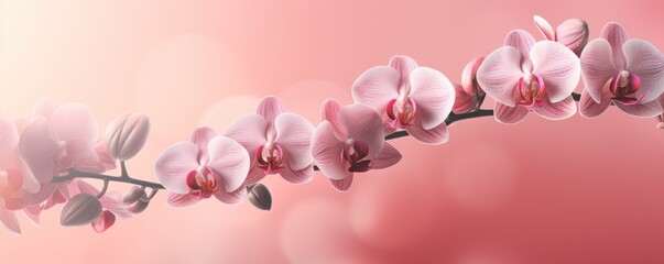 Orchid red salmon pastel gradient background