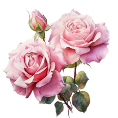 Pink roses signify romantic love and mutual admiration.