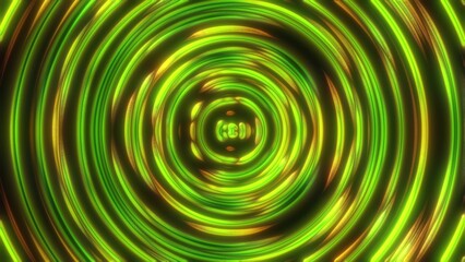 Radial neon background. Computer generated 3d render